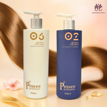 Cặp Dầu Gội Xả Prosee IS-2/IC-1 730ml – Xu hướng Italya Chống Gàu & Ngăn Rụng Tóc Tối Ưu