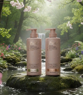 Cặp dầu gội xả Prosee PS2/PC2 Sakura Moisturizing 500ml – Dành cho tóc dầu, ngăn rụng & dưỡng ẩm (Prosee)